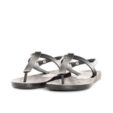 Sandalias color negro, estilo en plástico sencilla de mujer