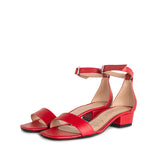 Sandalia color rojo, para dama