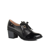 Atadura de cuero color negro, para dama