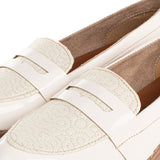 Mocasin color blanco, para dama