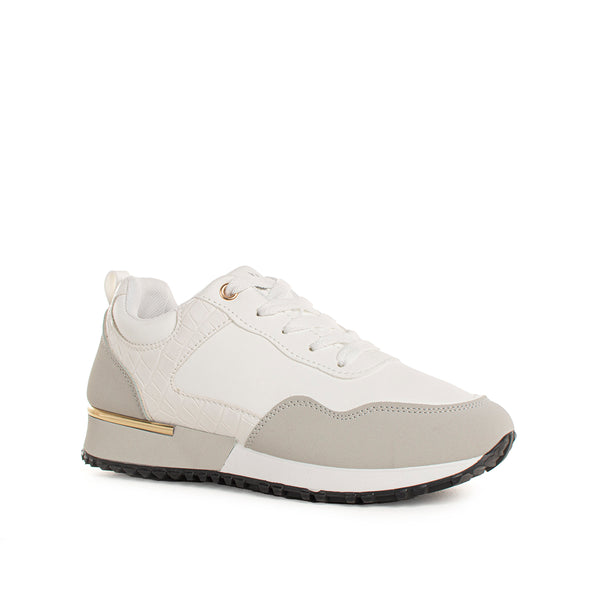 Tenis deportivos color blanco, para dama