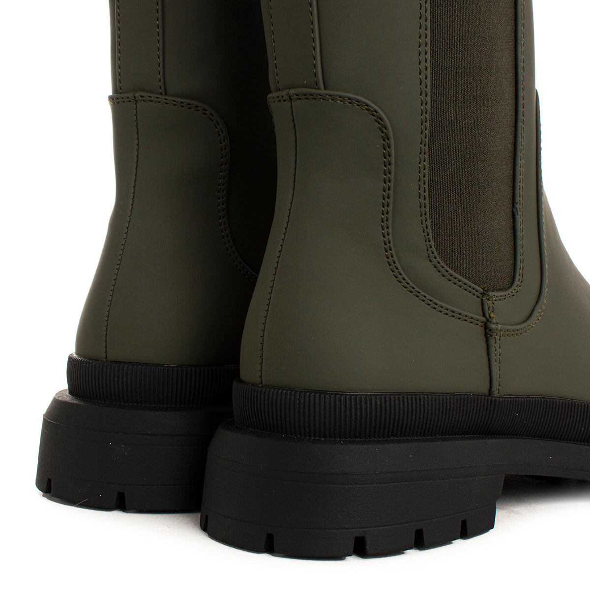 Botines discount verde militar