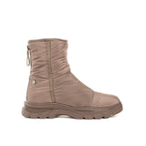 Botín taupe semi impermeable acolchado, para dama