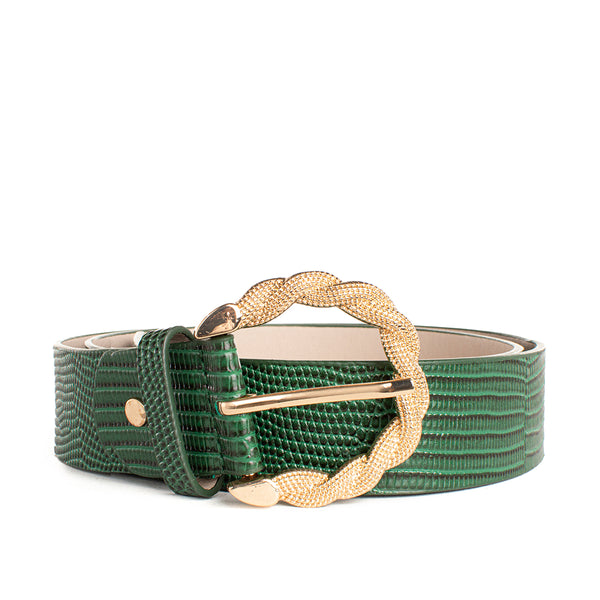 Cinturón color verde, para dama
