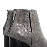 Botin color cañón de fusil, para dama