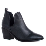 Botin estilo texano color negro, para dama