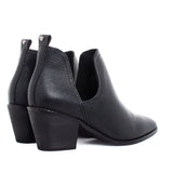 Botin estilo texano color negro, para dama